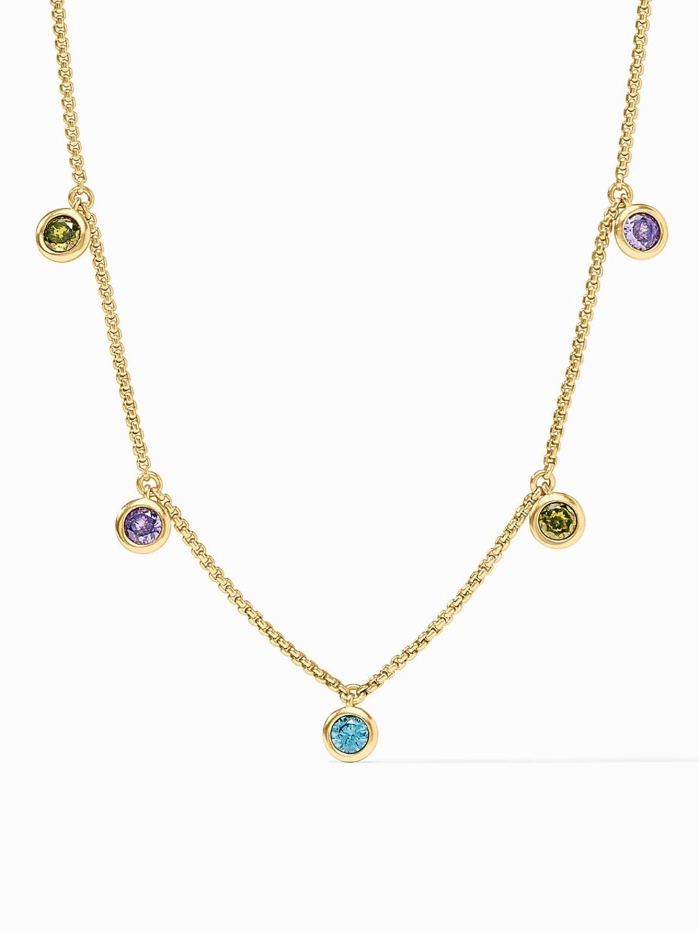 NWOT Julie Vos Rainbow Delicate  harm Necklaces